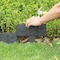 Gardenised Cobbled Stone Outdoor Lawn Edging Gate Interlocking Stakes, PK 10 QI003861 - alternate 4